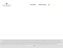 Tablet Screenshot of cgi-finance.es